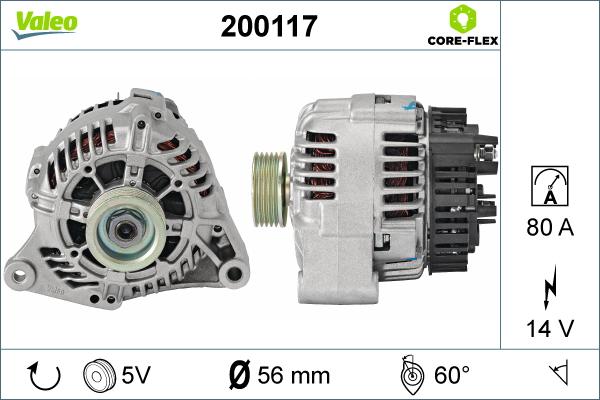 Valeo 200117 - Laturi inparts.fi