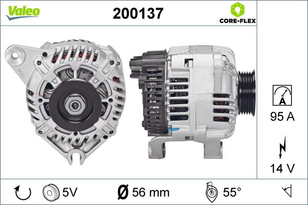 Valeo 200137 - Laturi inparts.fi