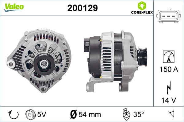 Valeo 200129 - Laturi inparts.fi