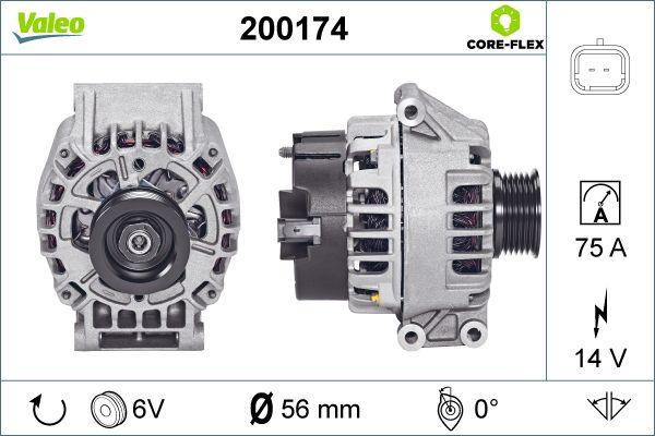 Valeo 200174 - Laturi inparts.fi