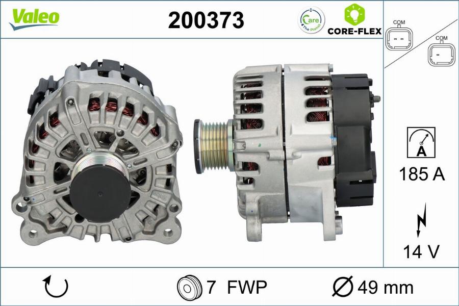 Valeo 200373 - Laturi inparts.fi