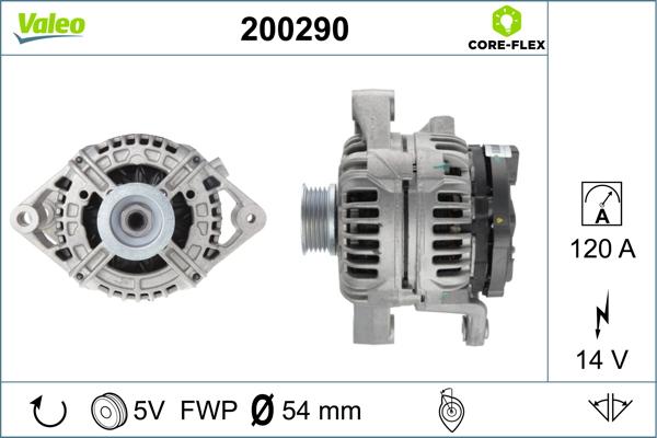 Valeo 200290 - Laturi inparts.fi