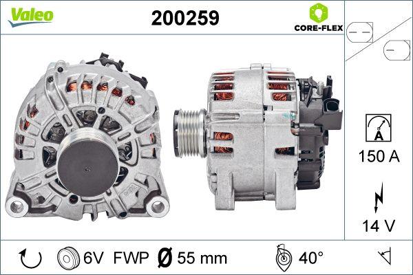 Valeo 200259 - Laturi inparts.fi