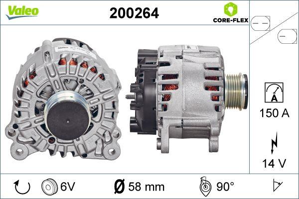 Valeo 200264 - Laturi inparts.fi