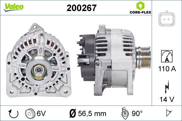 Valeo 200267 - Laturi inparts.fi