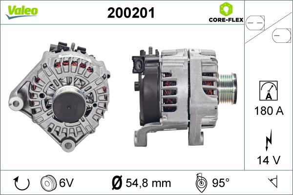 Valeo 200201 - Laturi inparts.fi