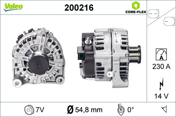 Valeo 200216 - Laturi inparts.fi