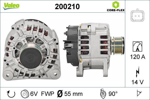 Valeo 200210 - Laturi inparts.fi