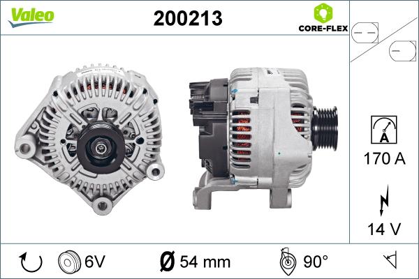 Valeo 200213 - Laturi inparts.fi