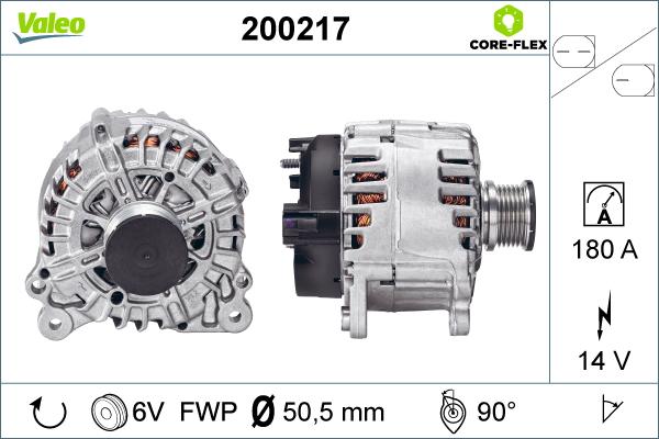 Valeo 200217 - Laturi inparts.fi