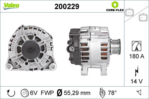 Valeo 200229 - Laturi inparts.fi