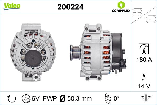 Valeo 200224 - Laturi inparts.fi