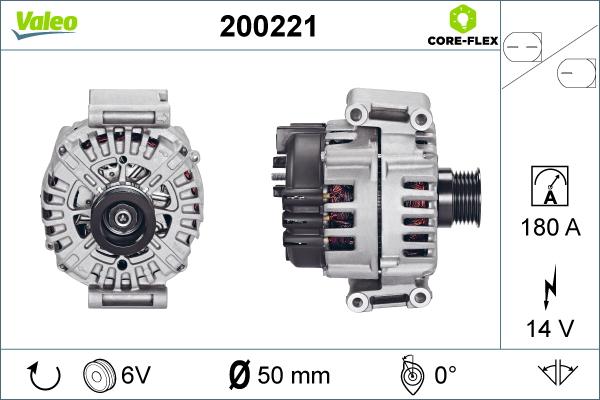 Valeo 200221 - Laturi inparts.fi