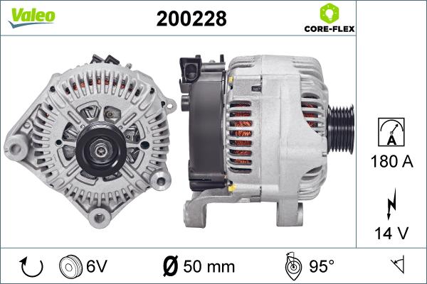 Valeo 200228 - Laturi inparts.fi