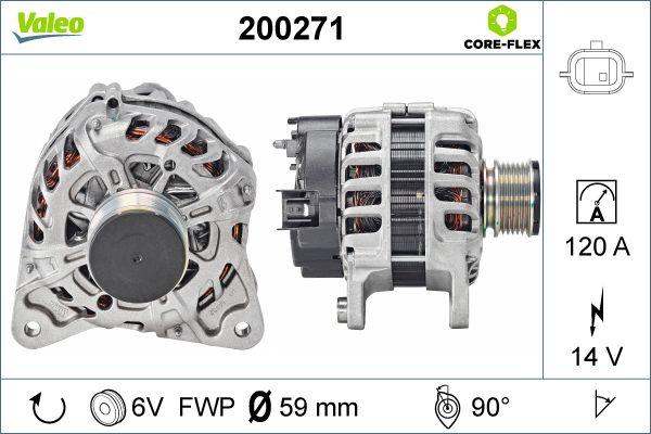 Valeo 200271 - Laturi inparts.fi