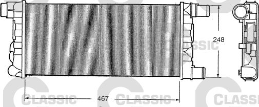 Valeo 230520 - Jäähdytin,moottorin jäähdytys inparts.fi