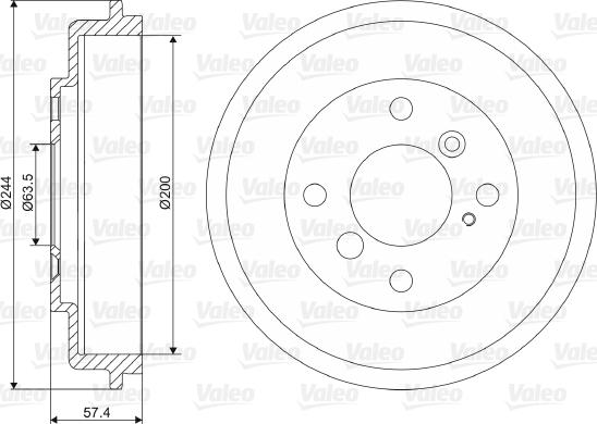 Valeo 237090 - Jarrurumpu inparts.fi