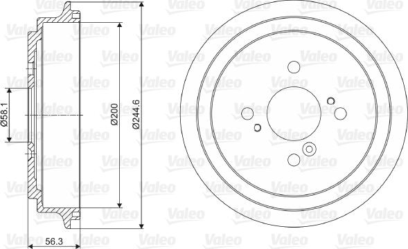 Valeo 237044 - Jarrurumpu inparts.fi