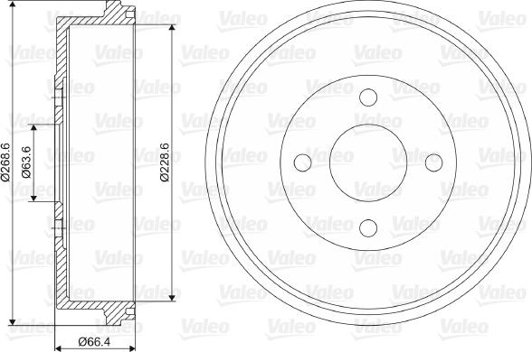 Valeo 237045 - Jarrurumpu inparts.fi