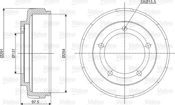 Valeo 237040 - Jarrurumpu inparts.fi