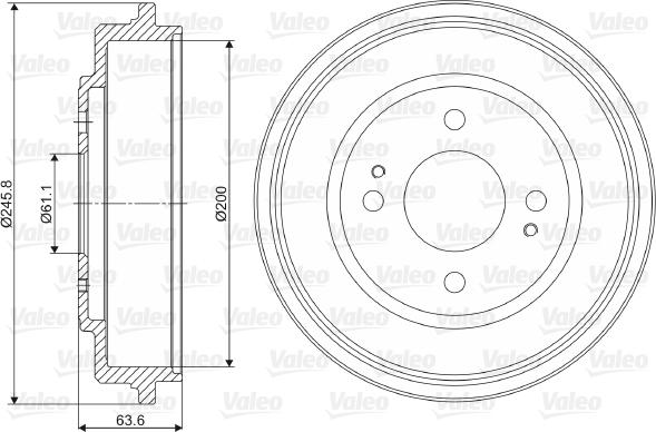 Valeo 237043 - Jarrurumpu inparts.fi