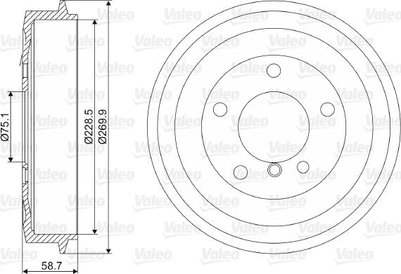 Valeo 237042 - Jarrurumpu inparts.fi