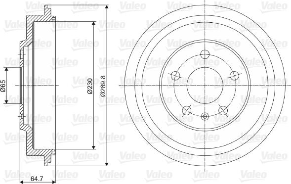 Valeo 237054 - Jarrurumpu inparts.fi