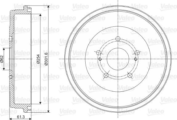 Valeo 237063 - Jarrurumpu inparts.fi