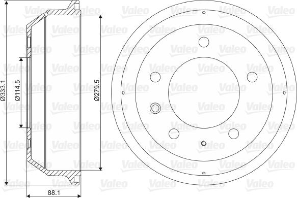 Valeo 237004 - Jarrurumpu inparts.fi