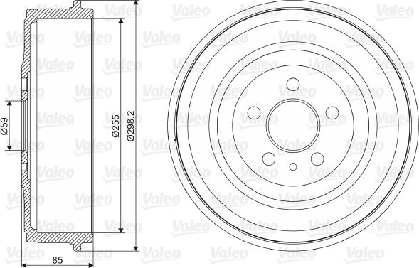 Valeo 237005 - Jarrurumpu inparts.fi