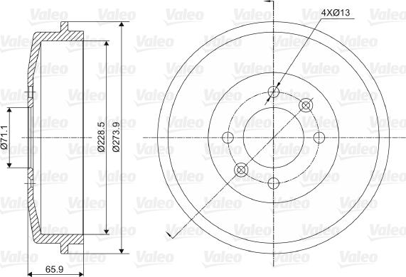 Valeo 237000 - Jarrurumpu inparts.fi