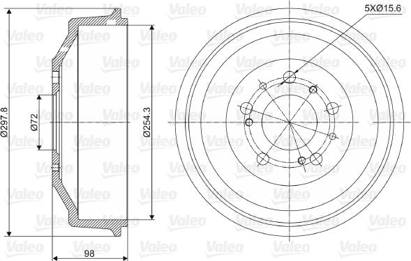 Valeo 237014 - Jarrurumpu inparts.fi