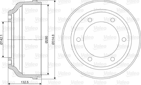 Valeo 237015 - Jarrurumpu inparts.fi