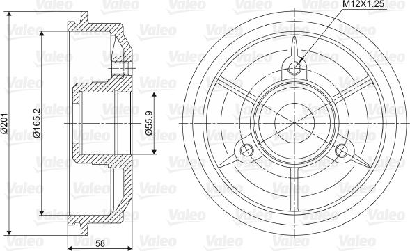 Valeo 237010 - Jarrurumpu inparts.fi