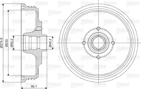 Valeo 237086 - Jarrurumpu inparts.fi