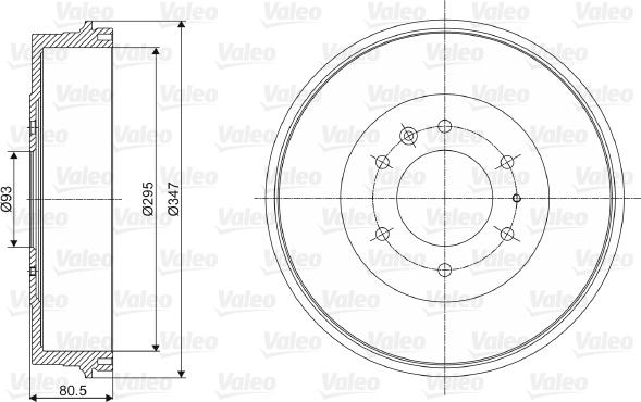 Valeo 237080 - Jarrurumpu inparts.fi