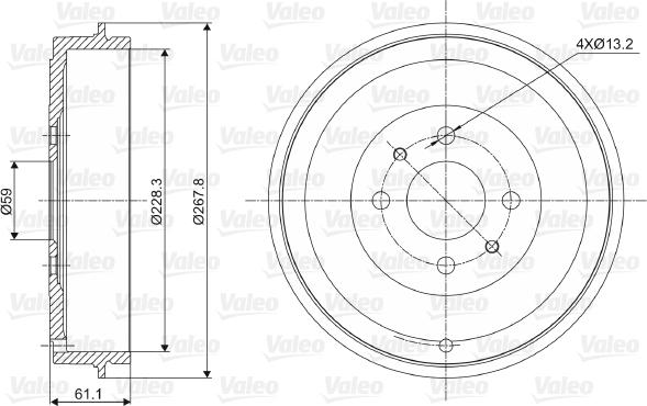 Valeo 237036 - Jarrurumpu inparts.fi