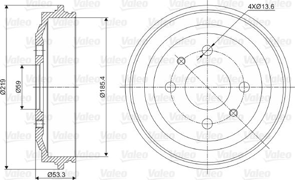 Valeo 237024 - Jarrurumpu inparts.fi