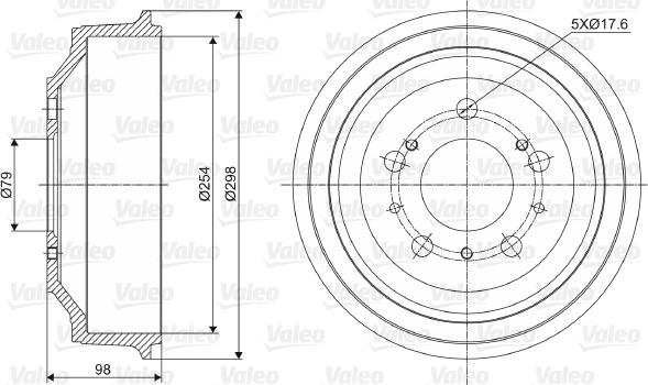 Valeo 237028 - Jarrurumpu inparts.fi