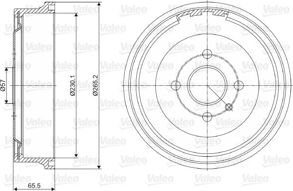 Valeo 237072 - Jarrurumpu inparts.fi