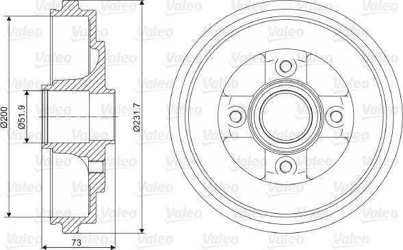 Valeo 237114 - Jarrurumpu inparts.fi