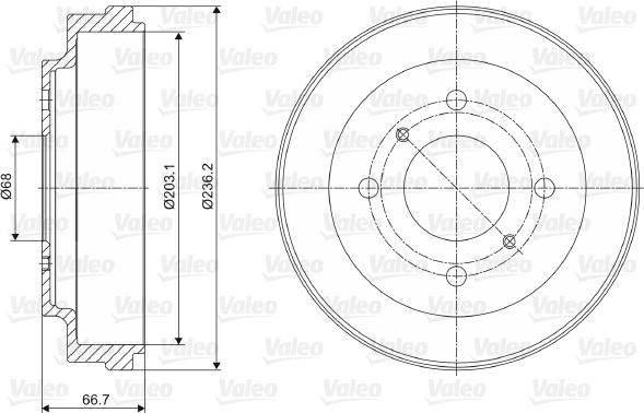 Valeo 237115 - Jarrurumpu inparts.fi