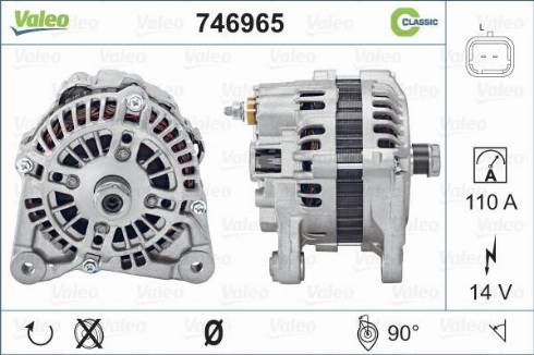 Valeo 746965 - Laturi inparts.fi