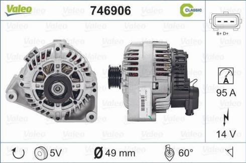 Valeo 746906 - Laturi inparts.fi