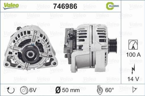 Valeo 746986 - Laturi inparts.fi