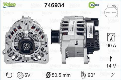 Valeo 746934 - Laturi inparts.fi