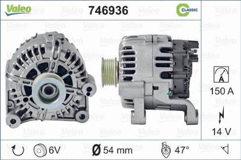 Valeo 746936 - Laturi inparts.fi