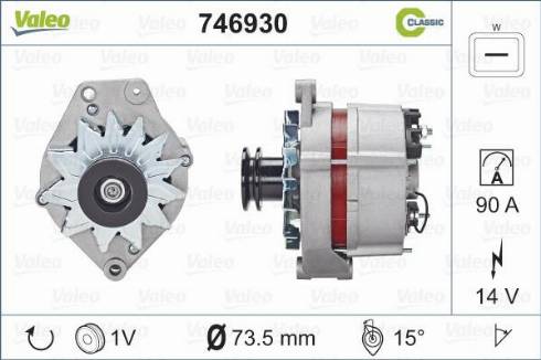 Valeo 746930 - Laturi inparts.fi