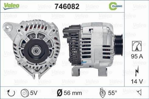 Valeo 746082 - Laturi inparts.fi