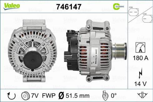 Valeo 746147 - Laturi inparts.fi